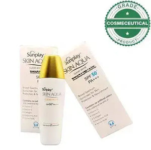 Skin Aqua Clear White SPF 50+ with Vitamin C Collagen Hyaluronic Acid