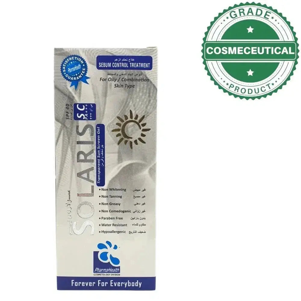 Solaris SPF 40 Sebum Control PA+++ Transparent Sun Screen Gel 45ml