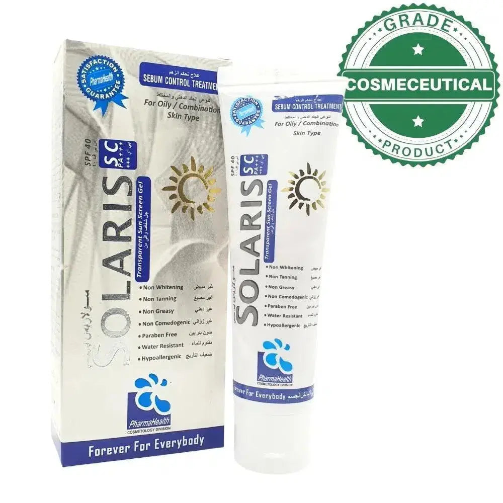 Solaris SPF 40 Sebum Control PA+++ Transparent Sun Screen Gel 45ml