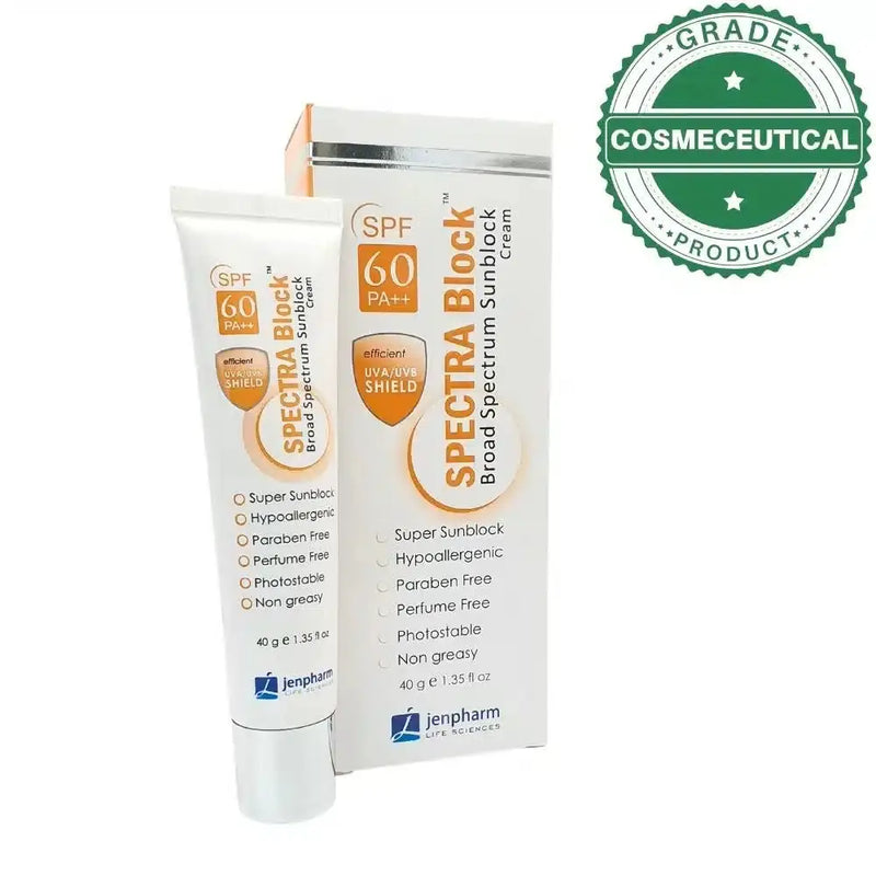 Spectra Block SPF 60 PA++ Broad-Spectrum Sunblock Cream 40g