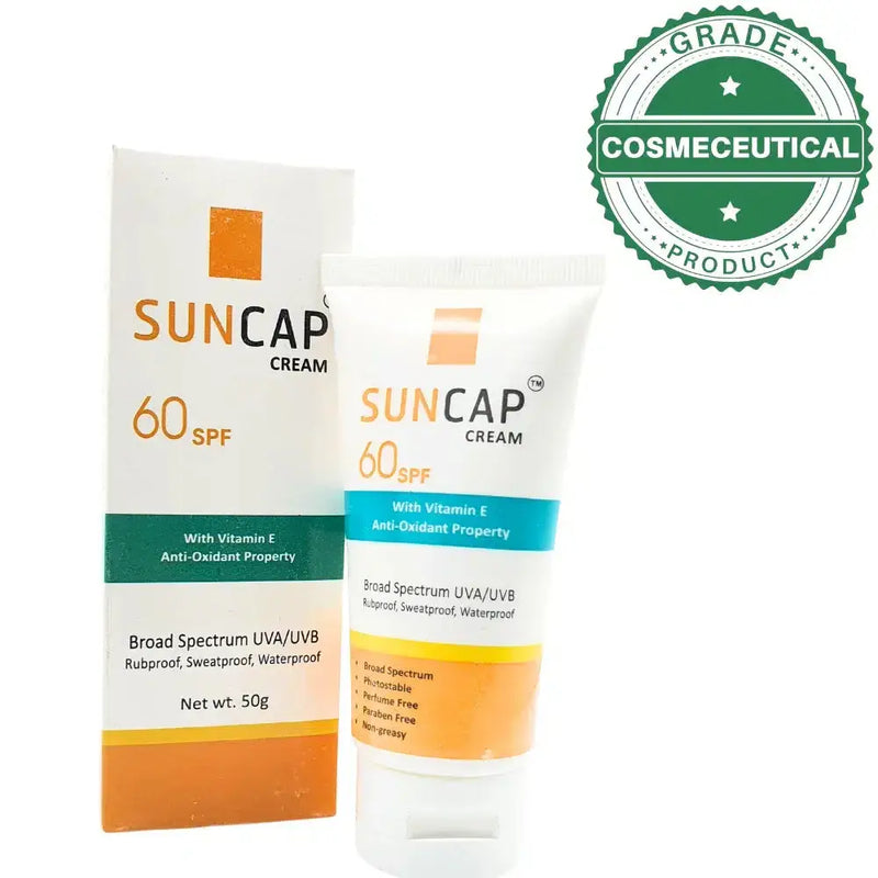 Suncap Cream SPF 60 with Vitamin E Antioxidant Sunblock 50g