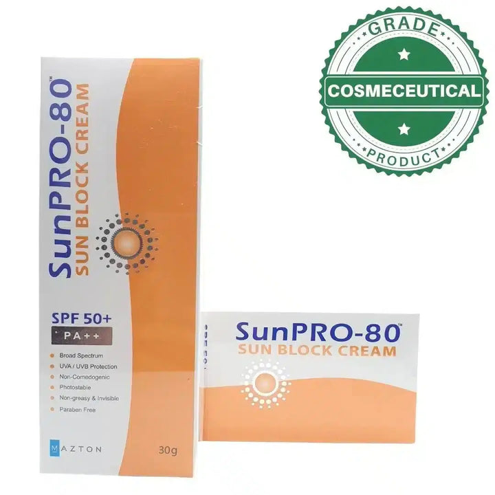 Sun Block Cream SPF 50+ PA++ - Sunpro-80 30g MAZTON