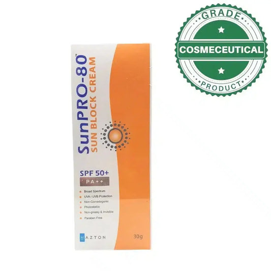 Sunpro-80 SPF 50+ PA++ Sun Block Cream 30g