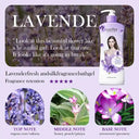 SADOER Lavender Silky Freshen Fragrance Luxury Body Wash 500ml photo 3