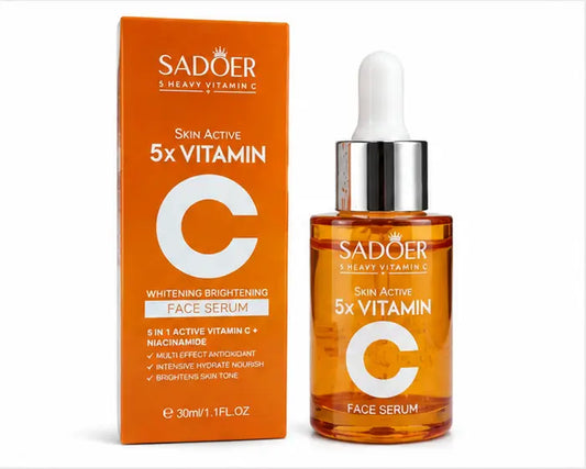 Sadoer Skin Active 5X Vitamin C Serum 30ml – Brightening & Anti-Aging Treatment