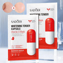 SADOER Pack of 4 Vitamin Repair Antioxidant Whitening Capsule Facial Sheet Mask - Assorted Variants (Sent at Random Based on Availability) photo 3