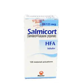 Salmicort HFA Inhaler 25/125mcg Salmeterol Fluticasone