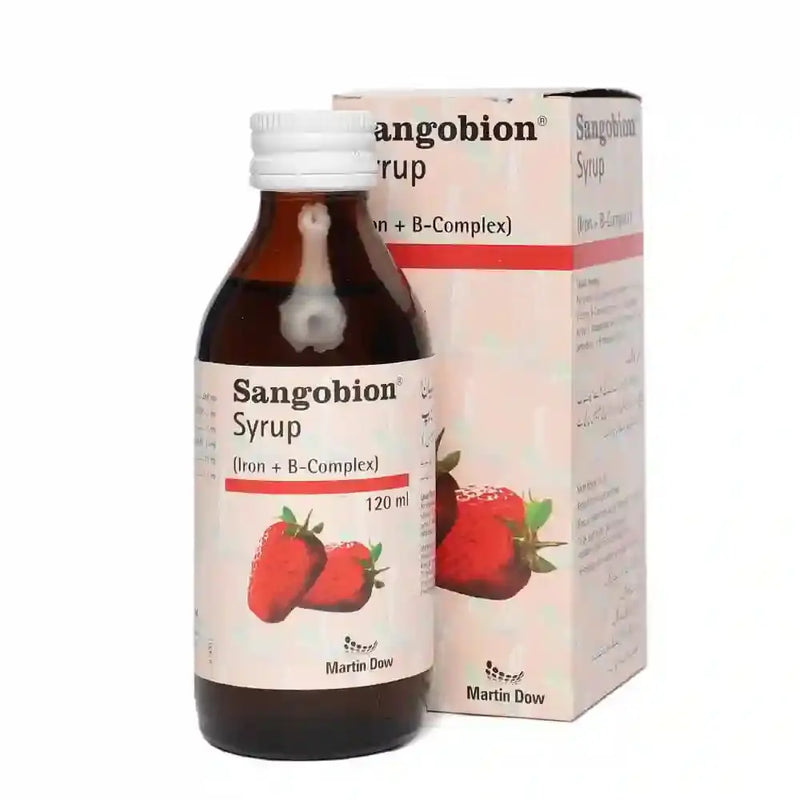 Sangobion Iron & Multivitamin Syrup 120ml for Anemia