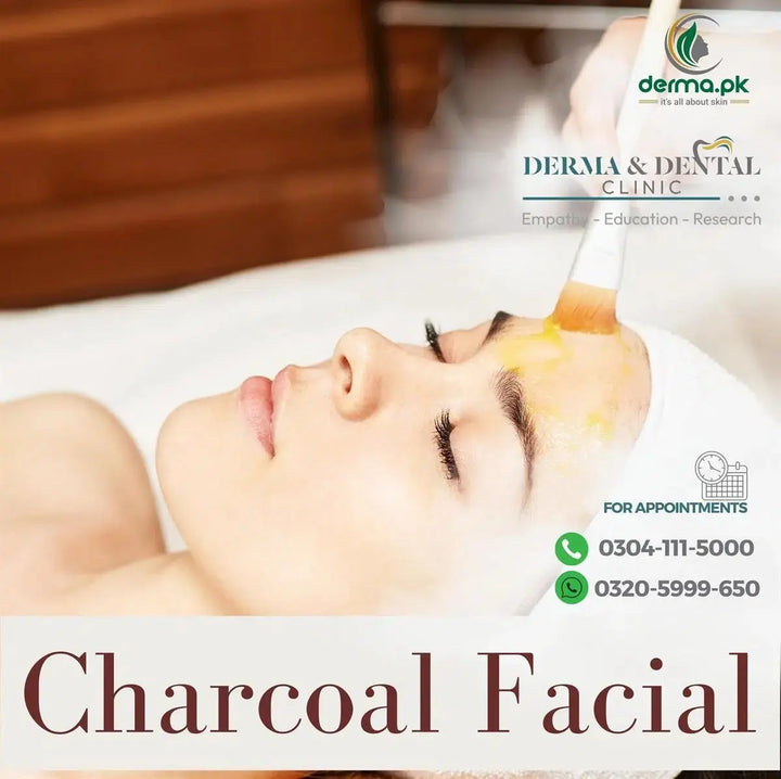 Scientific Charcoal Facial: Expert Skin Detox at Derma & Dental Clinic Derma.pk