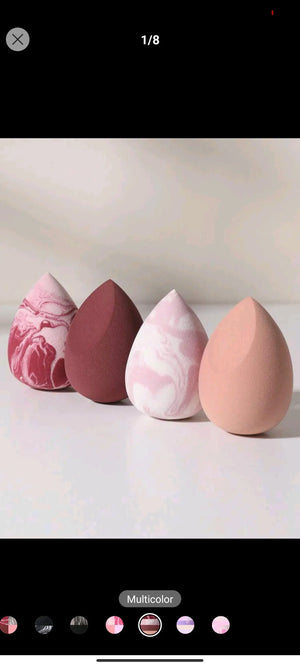 Shein 4 pieces beauty blender makeup sponge