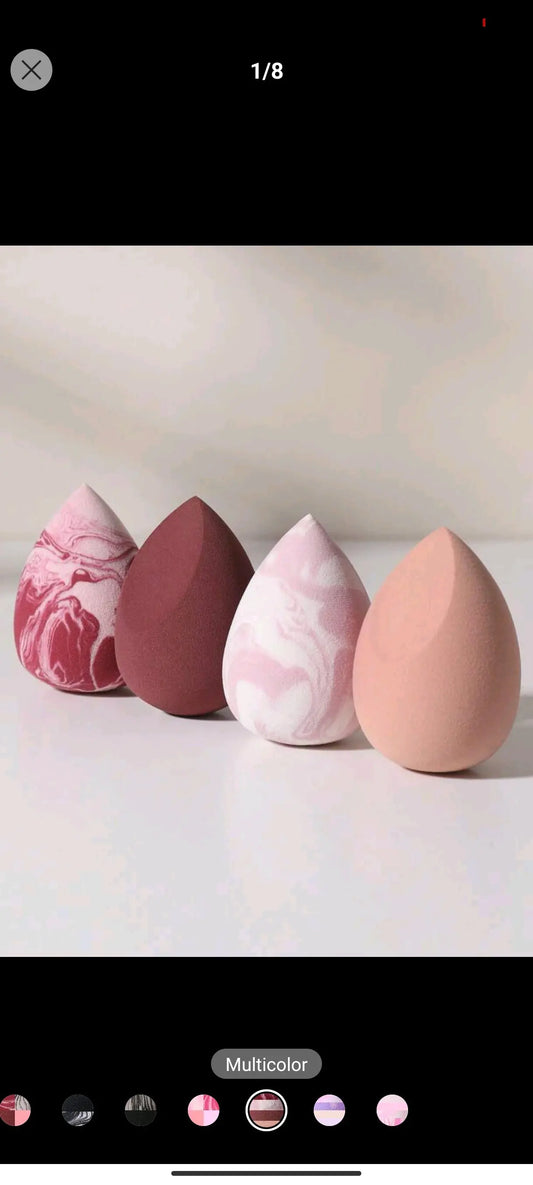 Shein 4 pieces beauty blender makeup sponge – front of packaging
