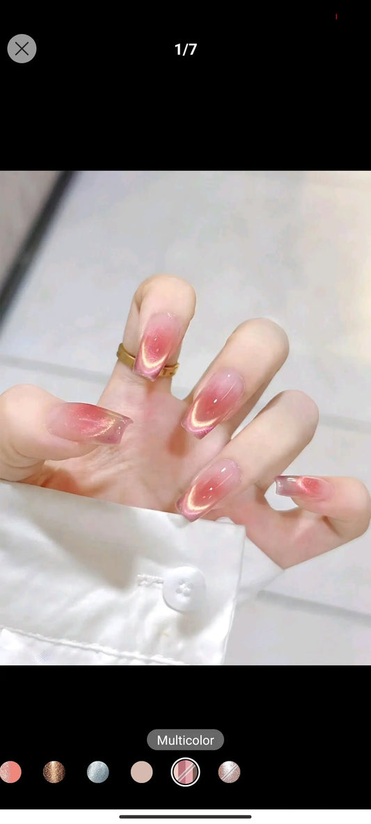 Shein 24pcs Long Square Nails – front of packaging