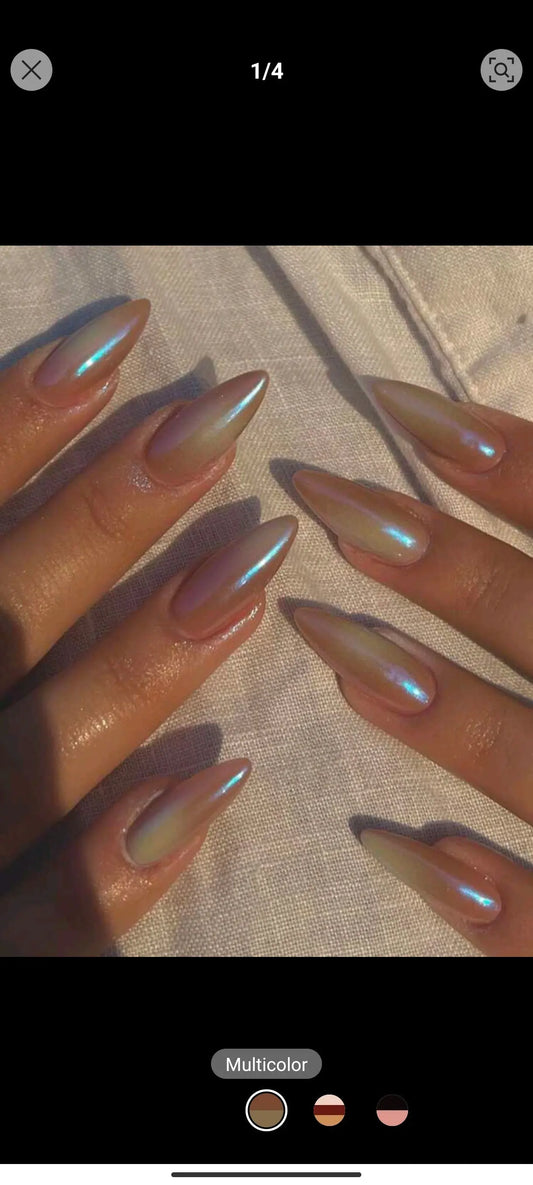 Shein European Style Raindrop Shaped Nails 24pcs – front of packaging