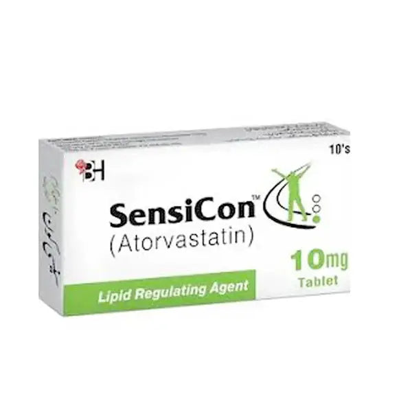 Sensicon 10mg – Atorvastatin for Cholesterol Control