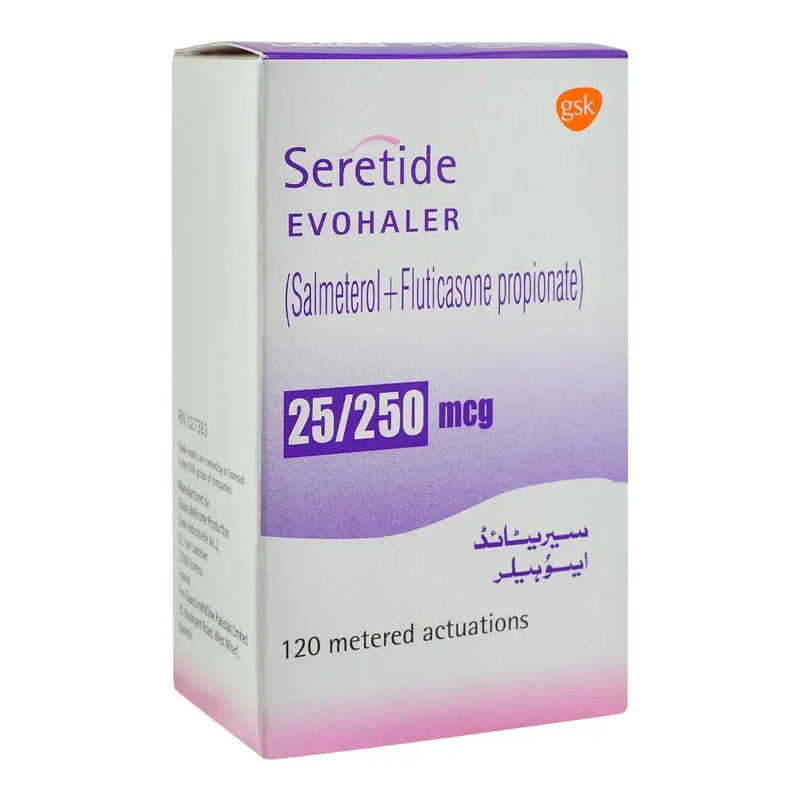 Seretide Evohaler 25/250mcg 120 Actuations
