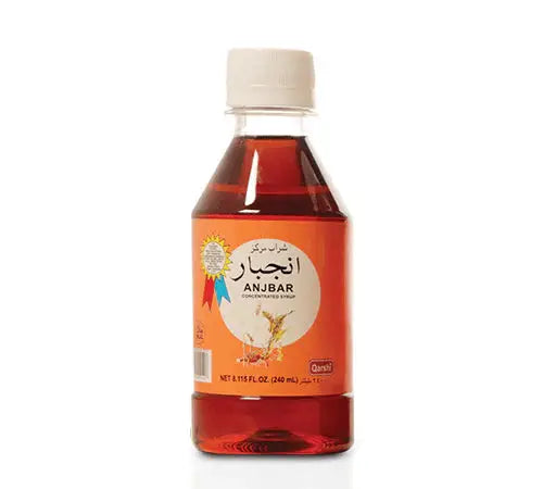 Qarshi Sharbat Anjbar herbal Unani syrup bottle for blood and digestion support