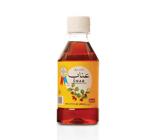 Qarshi Sharbat Anab 240ml - Remedy for Cough and Throat Irritation
