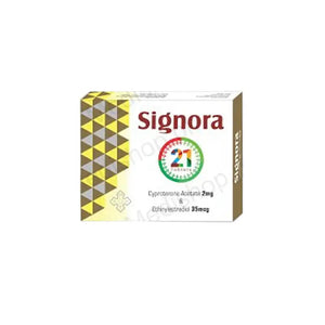 Signora 2mg/35mcg Tablets – Hormonal Contraceptive & Acne Treatment