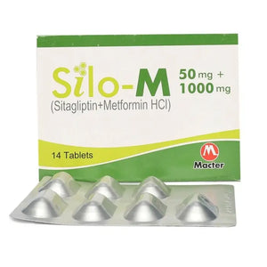 Silo M 50/1000mg Tablet – Sitagliptin + Metformin for Type 2 Diabetes