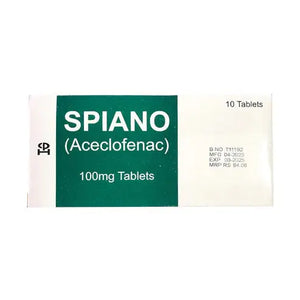 Spiano 100mg Tablet ��� Pain & Inflammation Relief (Aceclofenac)