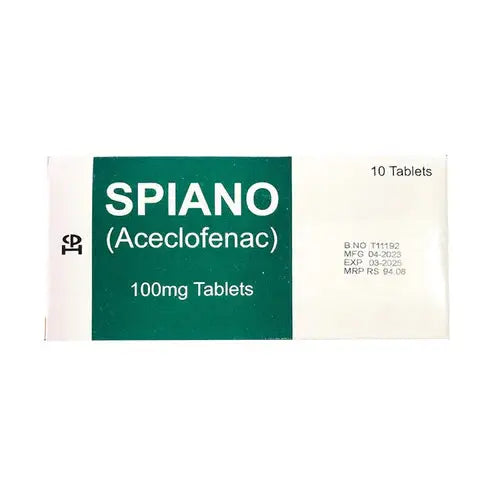 Spiano 100mg Tablet 01