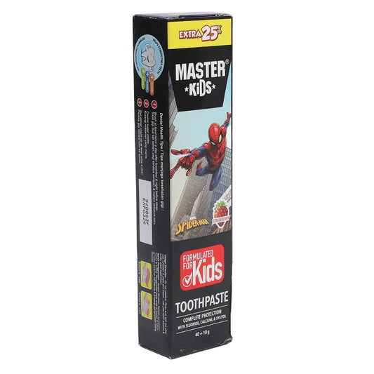 Master Kids Spiderman Toothpaste 40g ��� Fluoride & Calcium for Kid