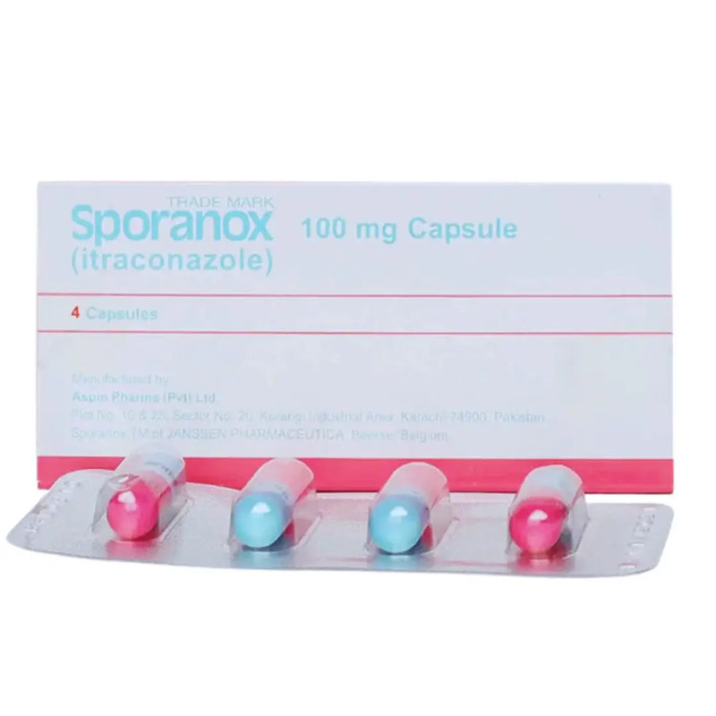 Sporanox Capsules 100mg (Itraconazole) — Aspin Pharma