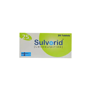 Sulvorid 25mg 20’s – Levosulpiride for Depression, Anxiety, and Indigestion Relief