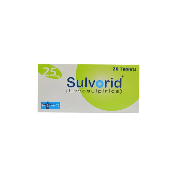 Sulvorid 25mg 20’s – Levosulpiride for Depression, Anxiety, and Indigestion Relief - Derma.pk
