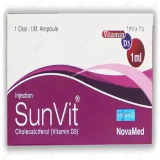Sunvit 200,000 IU Oral/IM Injection 1ml