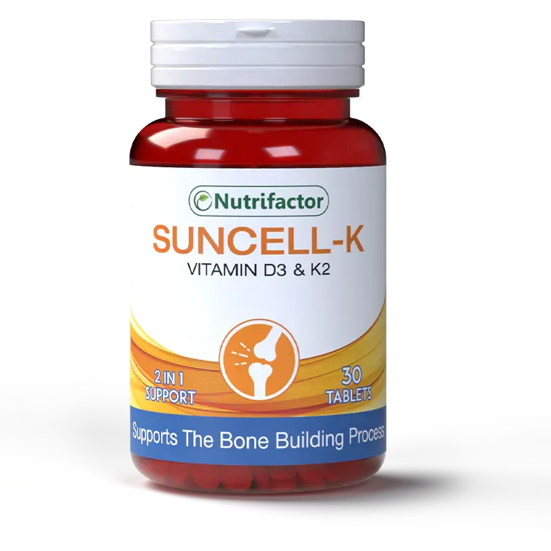 Suncell-K Vitamin K2 MK-7 supplement for bones and arterial health