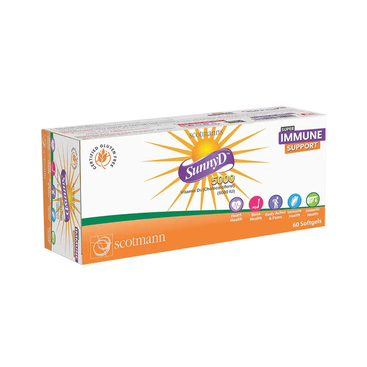 Sunny D D3 5000iu Softgel Cap 60s