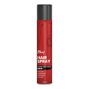 Rivaj Super Firm Hold Hair Spray 420ml ��� Long Lasting & Frizz Control