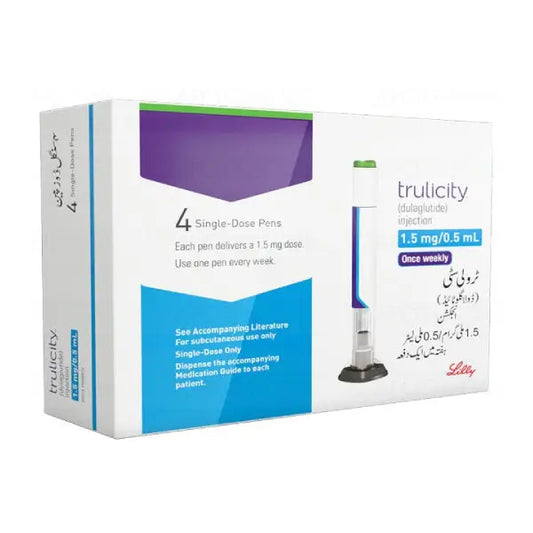 Trulicity Injection 1.5mg/0.5ml – Dulaglutide for Type 2 Diabetes – Available in Pakistan