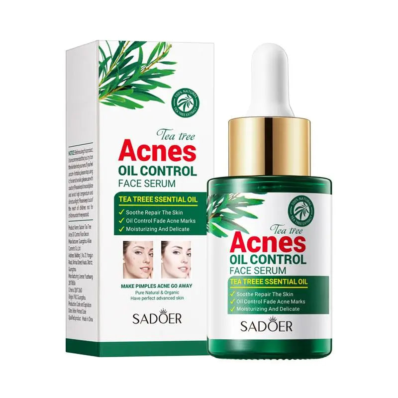 SADOER Tea Tree Serum - Oil Control & Anti-Acne Face Serum - 30ml