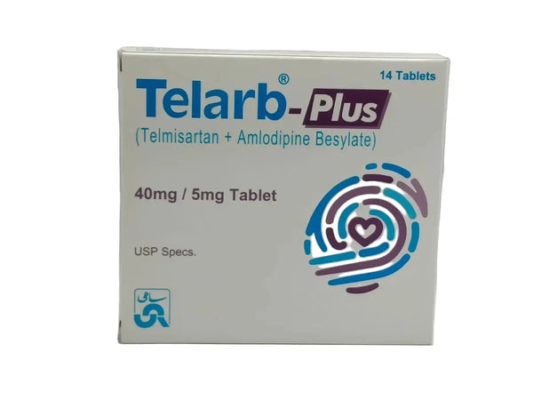 Telarb Plus 40mg/5mg Tablet – Telmisartan & Amlodipine for Hypertension Management