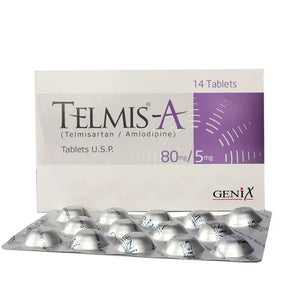 Telmis-A 80/5mg Tablets – Telmisartan + Amlodipine for Hypertension