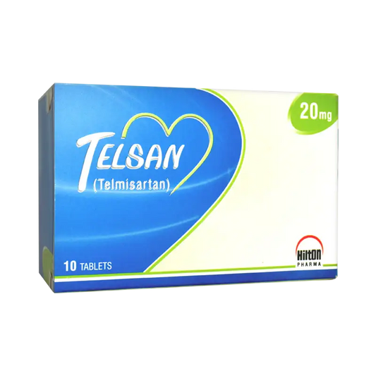 Telsan 20mg Tablet – Telmisartan for Blood Pressure and Heart Health
