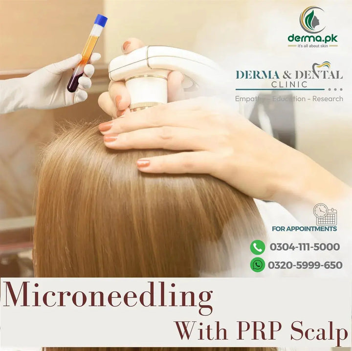 The Science of Microneedling with PRP for Scalp Health Derma.pk