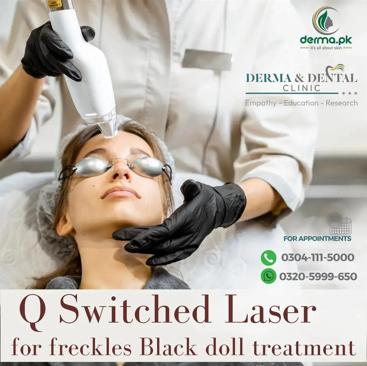 The Science of Q-Switched Laser: Advancing Freckle Treatment at Derma & Dental Clinic