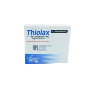 Thiolax Injection 4mg/2ml – Thiocolchicoside Muscle Relaxant