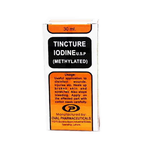 Tincture of Iodine 30ml Antiseptic Solution – Available in Pakistan