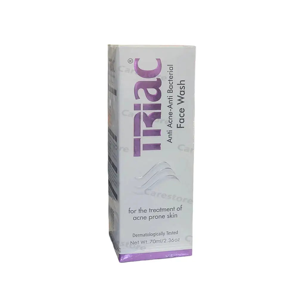 Triac Face Wash 70ml – Acne & Oil Control Facial Cleanser AZM Pharmaceuticals