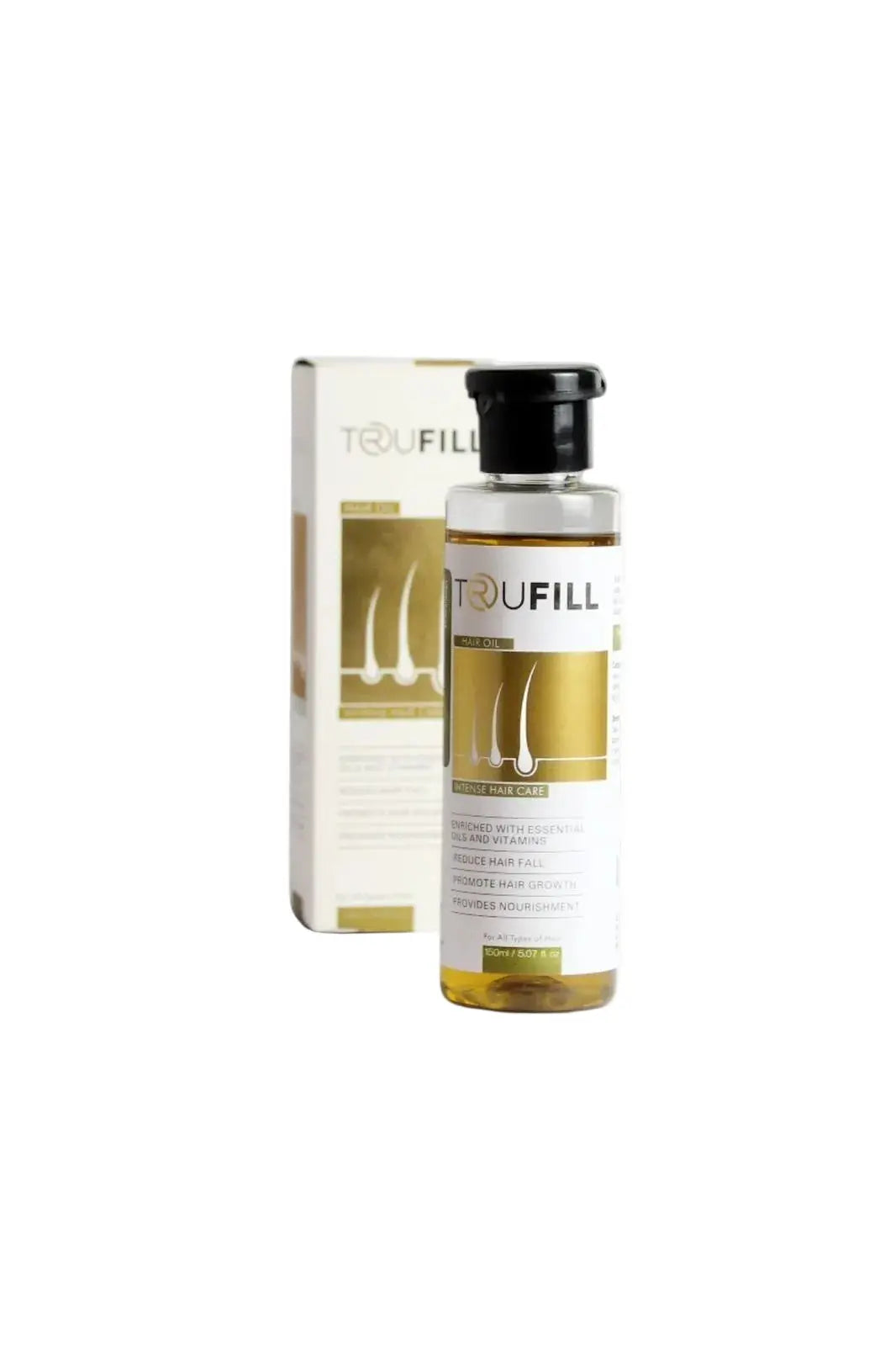 Trufill Hair Oil by Glitz Derm – scalp nourishing hair growth treatment oil