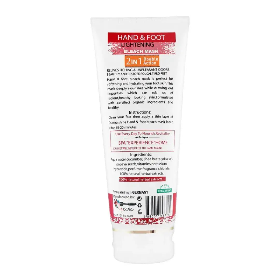 Derma Shine Lightening Hand & Feet Bleach Mask 200g