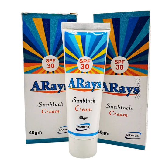 A-Rays Cream (Zinc Oxide & Titanium Dioxide) - Broad