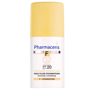 Pharmaceris F Mild Fluid Foundation SPF 20 Intense Coverage 02 Sand 30ml (derma.pk Exclusive)