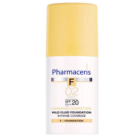 Pharmaceris F Mild Fluid Foundation SPF 20 Intense Coverage 02 Sand 30ml (derma.pk Exclusive)