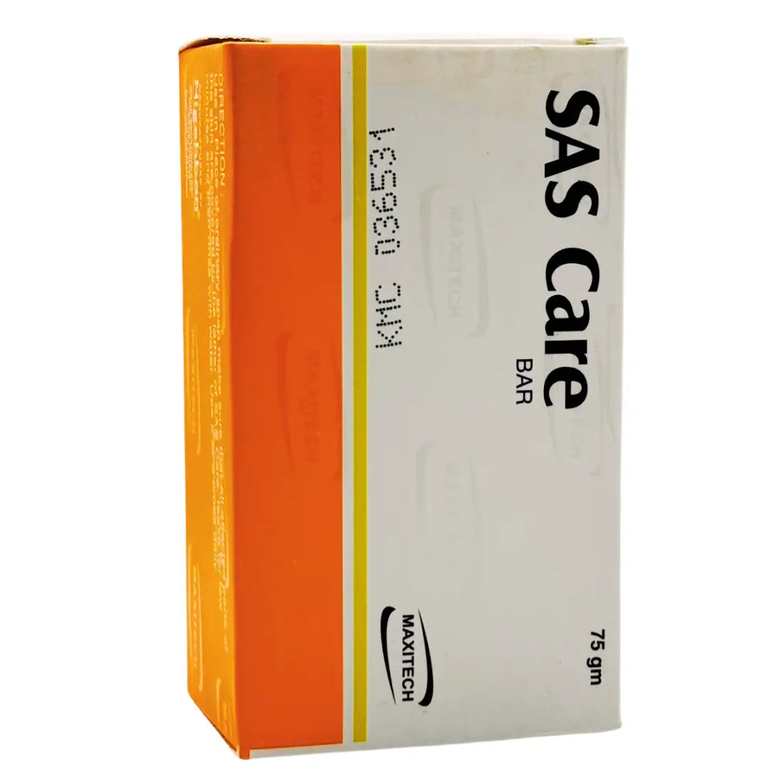Maxitech SAS Care Bar 75g (Salicylic Acid 3% + Precipitated Sulfur 10%)