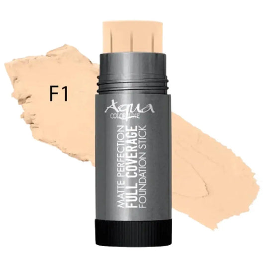Aqua Color Line Matte Perfection Full Coverage Foundation Stick (Shade-F1) – Available in Pakistan